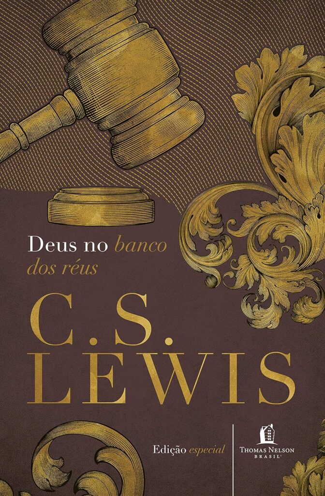 Capa do livro Deus no banco dos réus