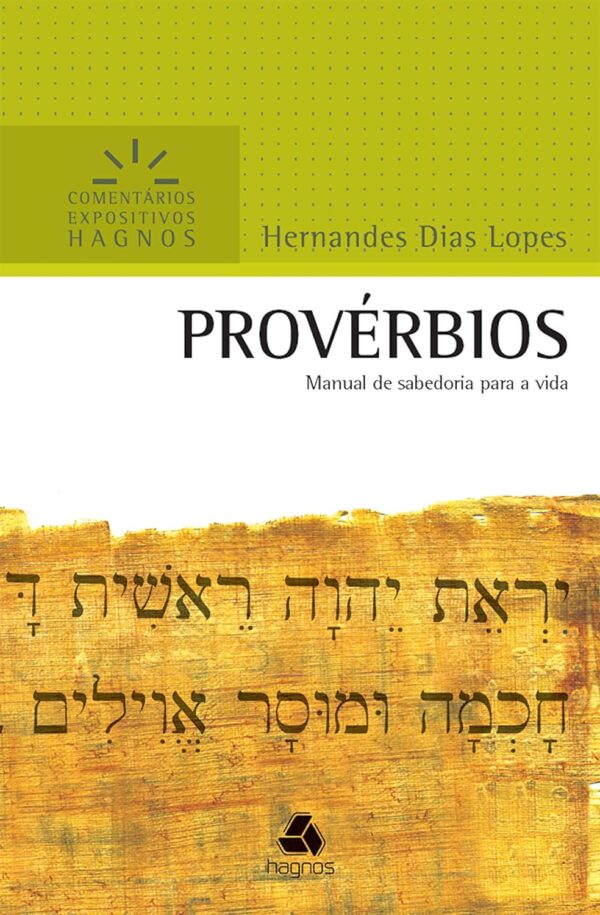 capa do livro comentário expositivo de Provérbios