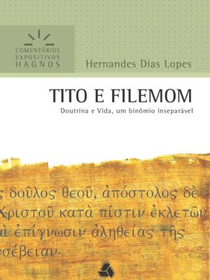 Capa do comentário expositivo de tito e filemom