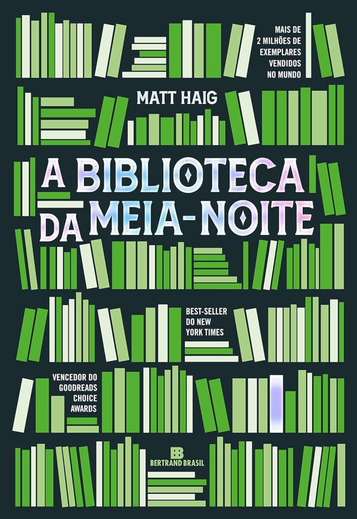 capa do livro biblioteca da meia noite