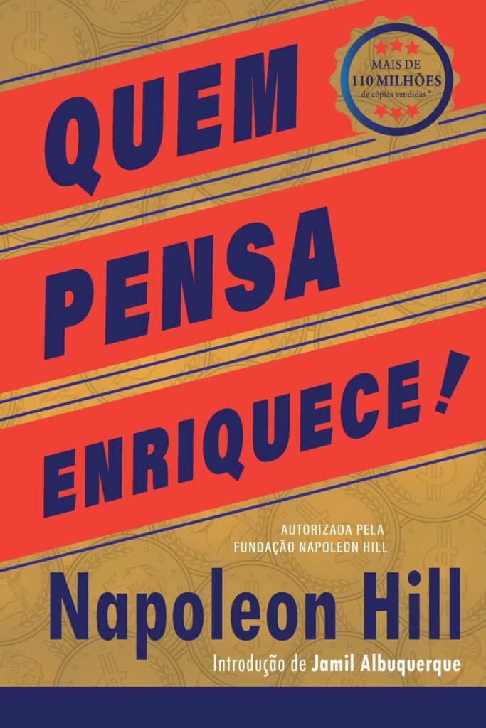 capa do livro quem pensa enriquece